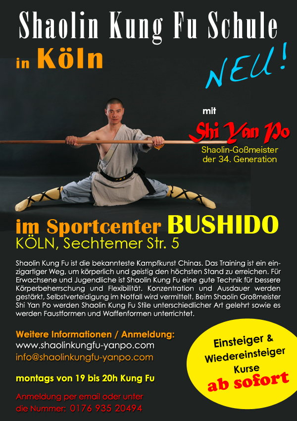Shaolin Kungfu Köln Bushido / Shi Yan Po